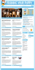 Training Your Puppy Wordpress Theme